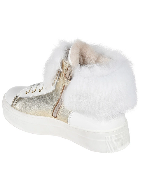 женские белые Кеды Andrea Morelli MOR50530B_white - фото-2