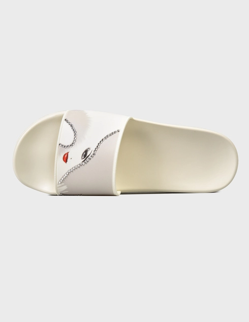 белые женские Шлепанцы Menghi 2068-white 4496 грн