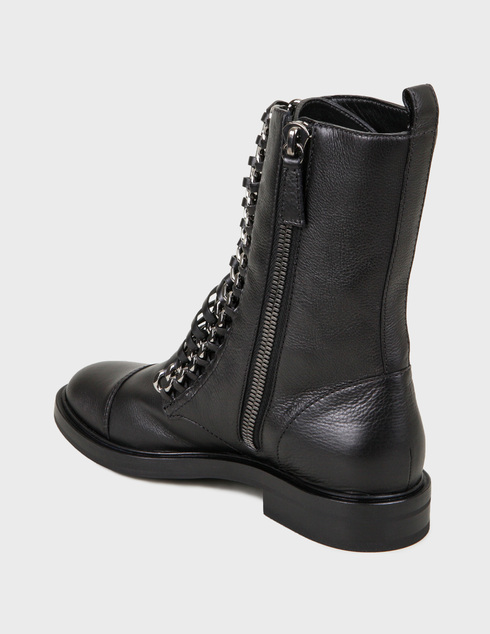 женские черные Ботинки Casadei 617-black - фото-2