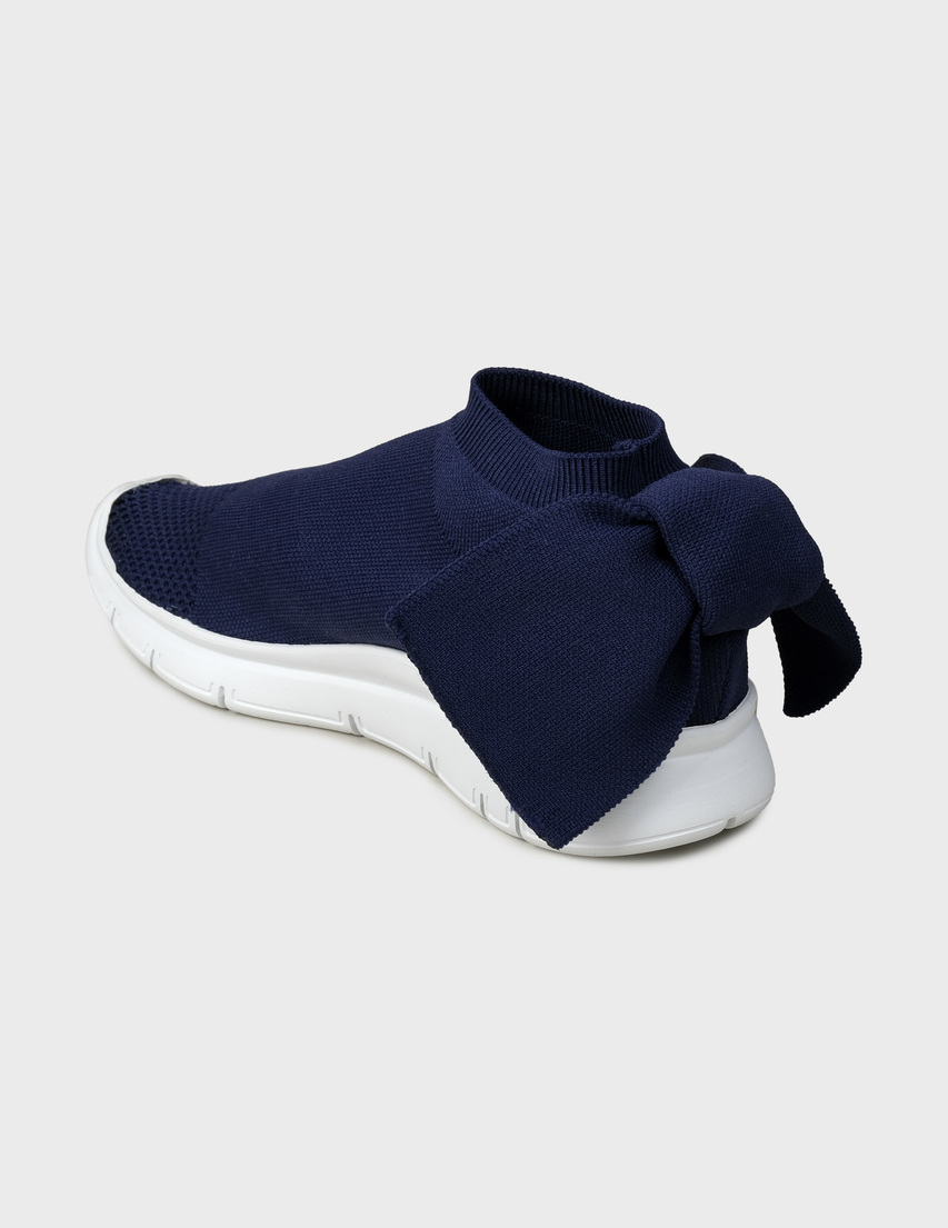 женские синие Кроссовки Joshua Sanders JS10519-BLUE-SOCKS-KNOT-blue - фото-2