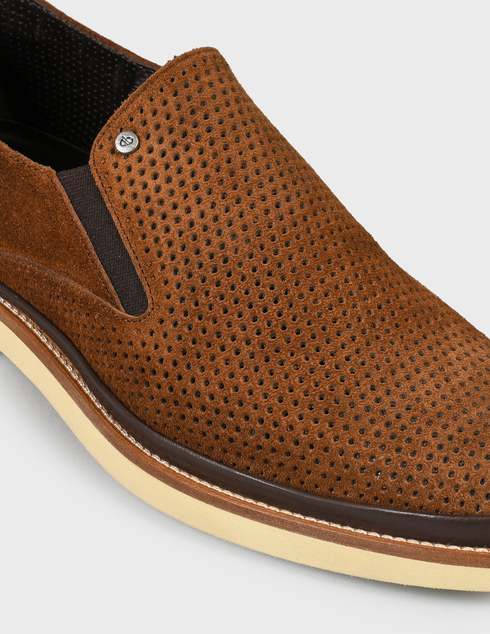 мужские коричневые замшевые Туфли Aldo Brue 8545-brown - фото-5