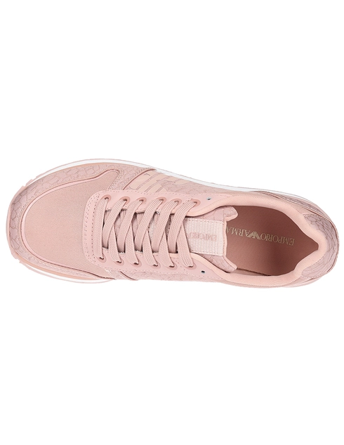 розовые женские Кроссовки Emporio Armani 049_pink 5858 грн