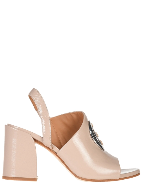 женские бежевые кожаные Босоножки Fabi 6023_beige - фото-5