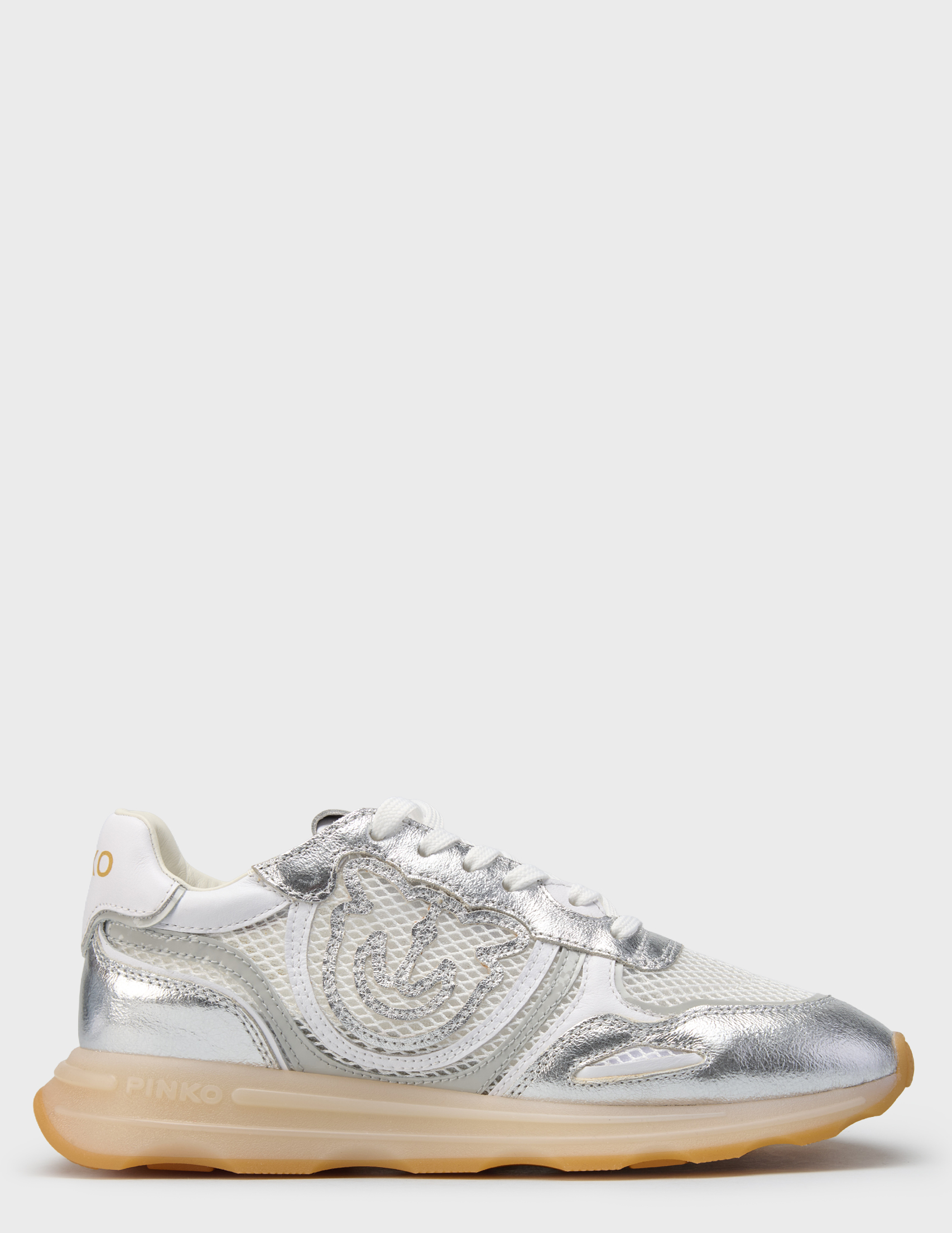 

Кроссовки, Белый;серебряный