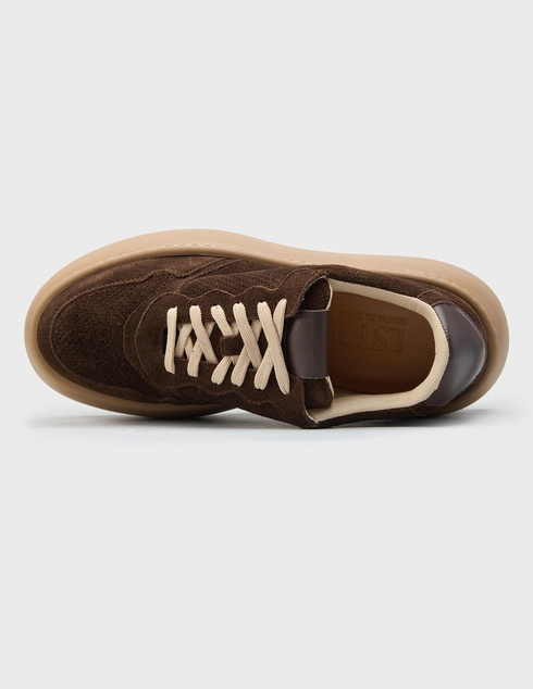 коричневые женские Кеды L'Estrosa 590_brown 16192 грн