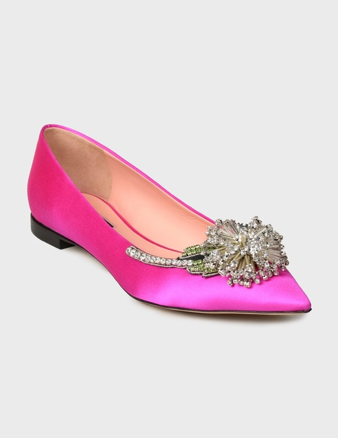 розовые Балетки Rochas RO32081E-09131-pink