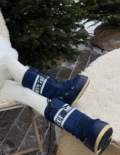 синие женские Сапоги Moon Boot ws369_blue 12831 грн