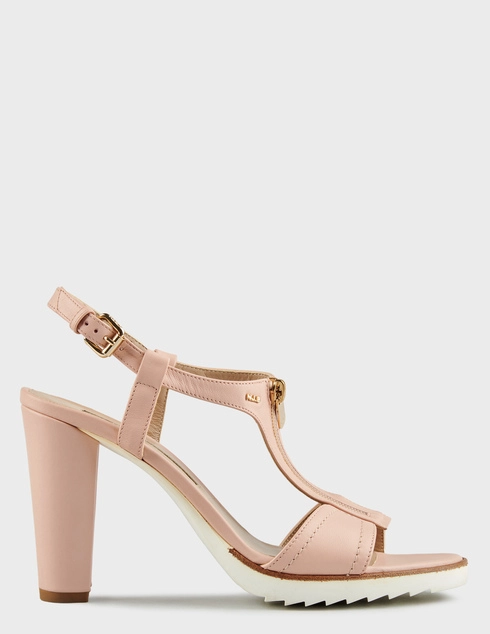женские розовые кожаные Босоножки Norma J.Baker 9537_pink - фото-5