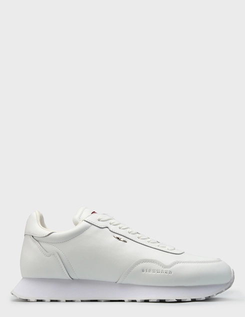 мужские белые кожаные Кроссовки John Richmond 31009_white - фото-5