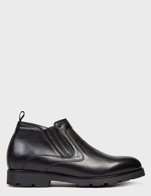 мужские черные кожаные Ботинки Mario Bruni 14429_black - фото-5