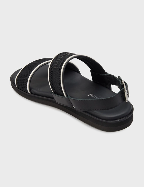 мужские черные Сандалии Baldinini 996543-black - фото-2