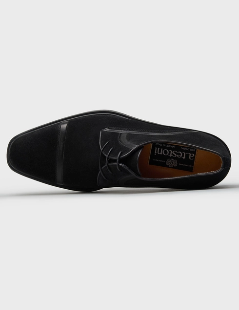 черные мужские Дерби A.Testoni 12167_black 10815 грн