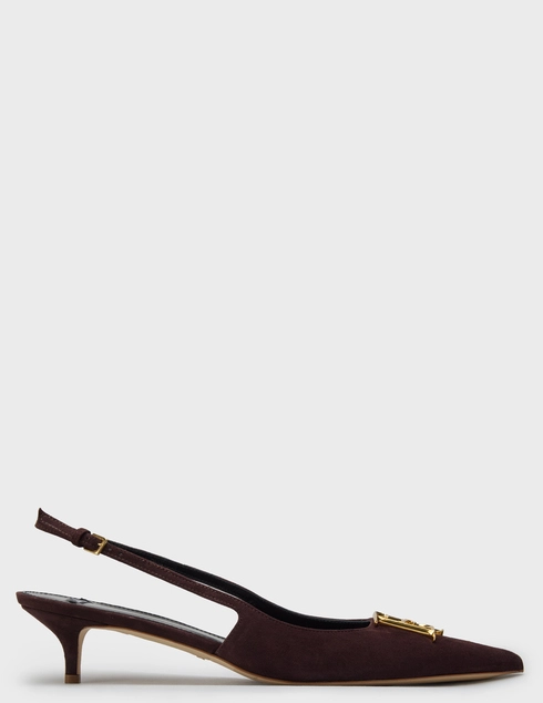 женские коричневые замшевые Босоножки Elisabetta Franchi SA-17L-61E2-V590-644 - фото-5