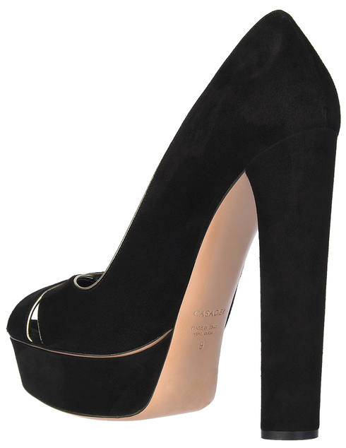 женские черные Туфли Casadei CAS9634_black - фото-2