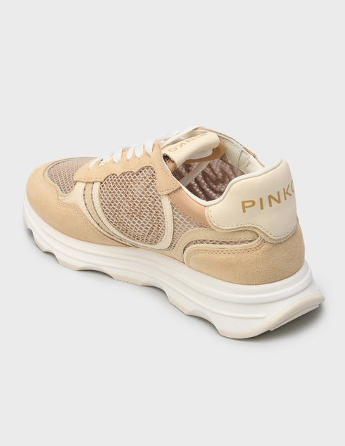 женские бежевые Кроссовки Pinko SS0175P084-I35 - фото-2