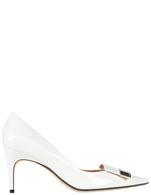 женские белые лакированные Туфли Sergio Rossi SA78950_white - фото-5