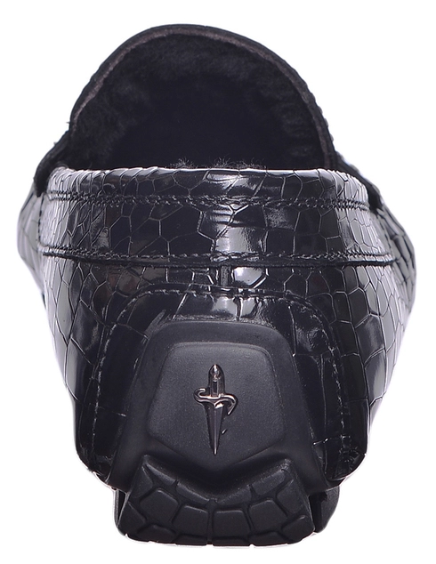 мужские черные Мокасины 4US Cesare Paciotti 41H-black - фото-2