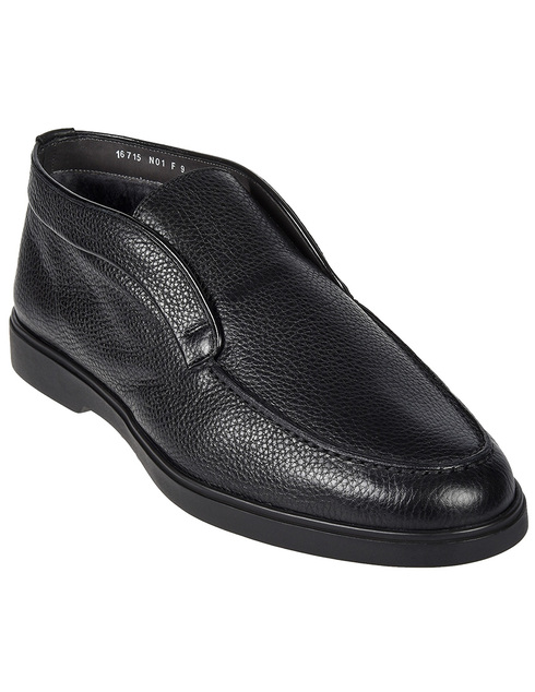 черные Ботинки Santoni 16715-black