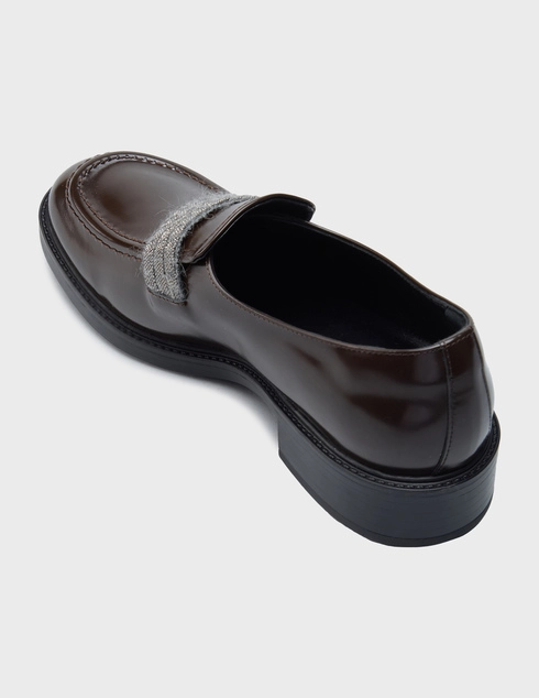 женские коричневые Лоферы Panicale Cashmere D37MOCCASIN137DMOA-0290_brown - фото-2