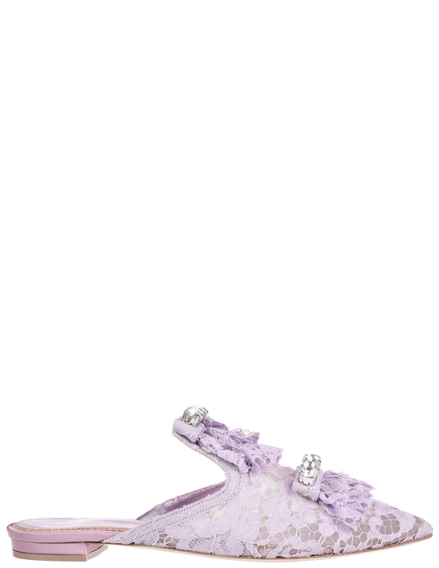женские фиолетовые текстильные Мюли Le Silla 909402_purple - фото-5