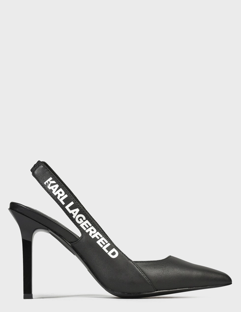 женские черные Босоножки Karl Lagerfeld 30903-black - фото-6
