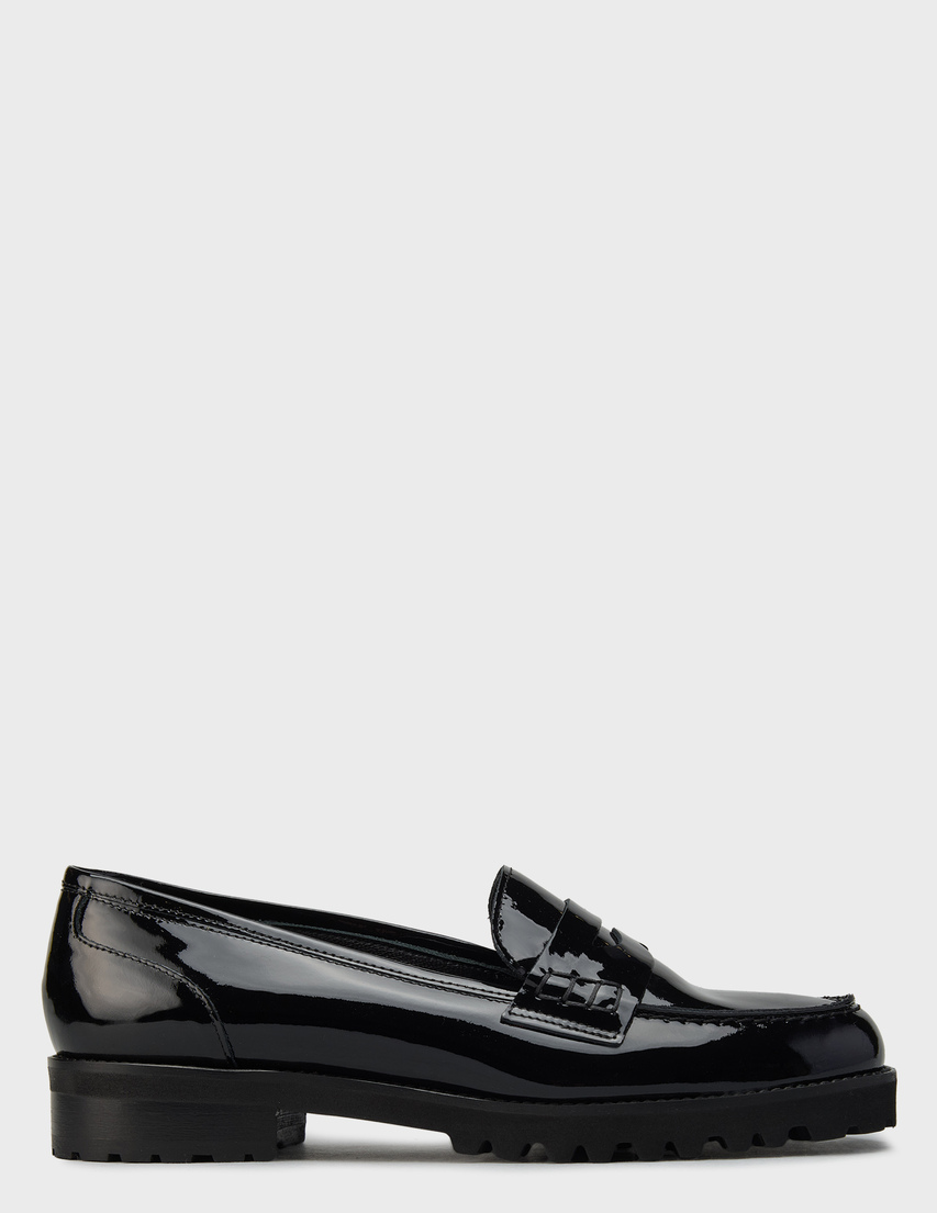 женские черные лакированные Лоферы Luca Grossi 4692_black - фото-5