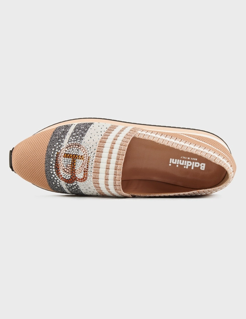 бежевые женские Слипоны Baldinini 198230_beige 8910 грн