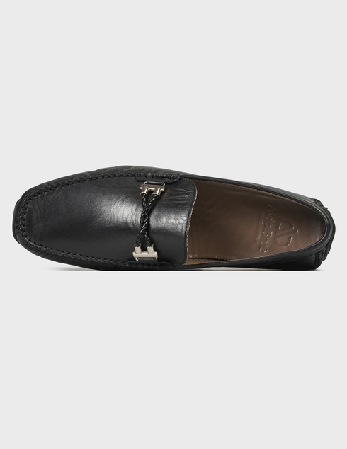 черные мужские Мокасины Aldo Brue 0120-black 8083 грн