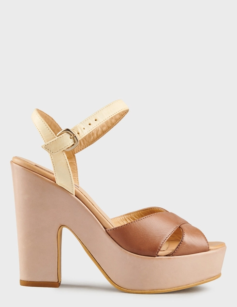 женские коричневые кожаные Босоножки Donna Piu 51518_brown - фото-5