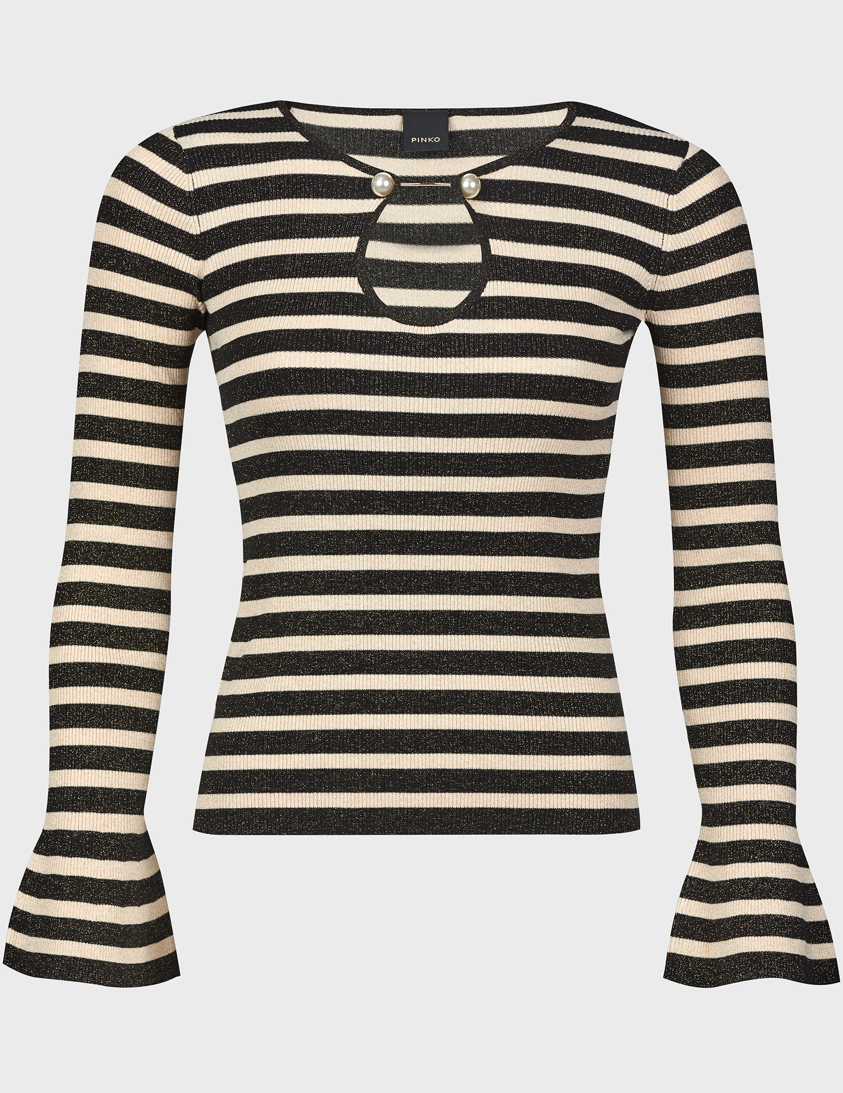 

Джемпер, Черный;бежевый