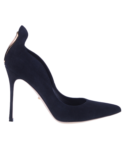 женские черные Туфли Sergio Rossi A62441MCAZ011000 - фото-2