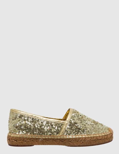 золотые Эспадрильи Dolce & Gabbana 133748-gold размер - 35; 40; 41