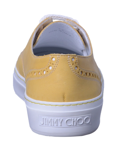мужские желтые Кеды Jimmy Choo 2399_yellow - фото-2