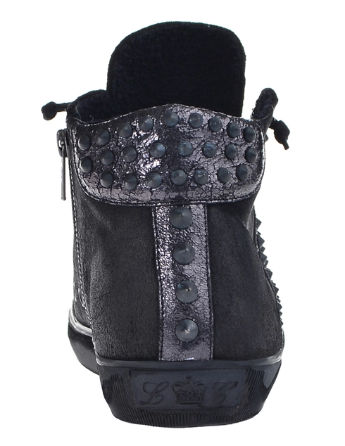 черные Кеды Leather Crown 2777_black