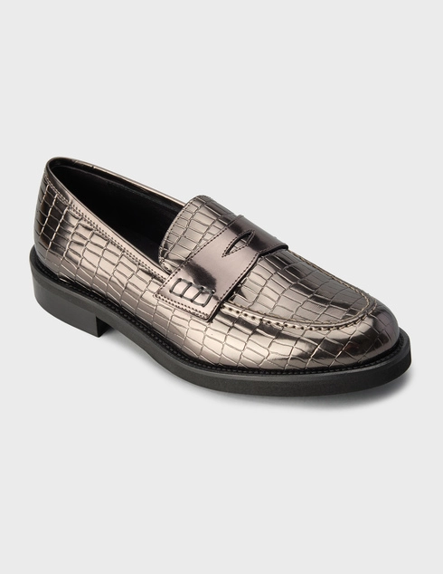серебряные Лоферы Luca Grossi 484_silver