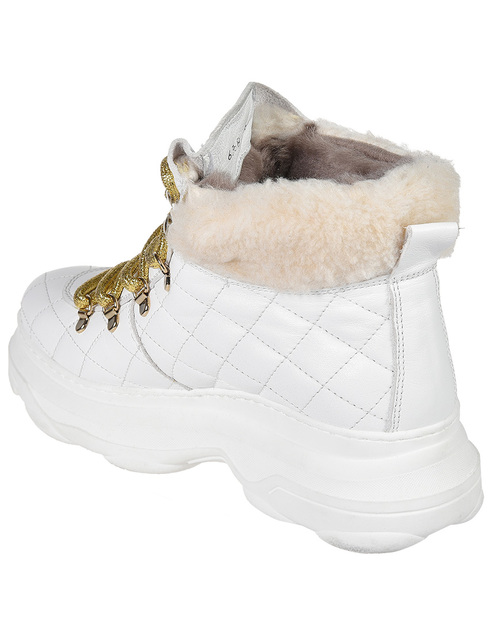 женские белые Ботинки Nila & Nila AGR-42011-white - фото-2