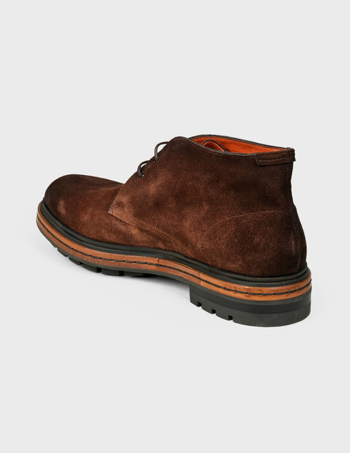мужские коричневые Ботинки Santoni Sant-MGMI16283JX2IPMST50--brown - фото-2