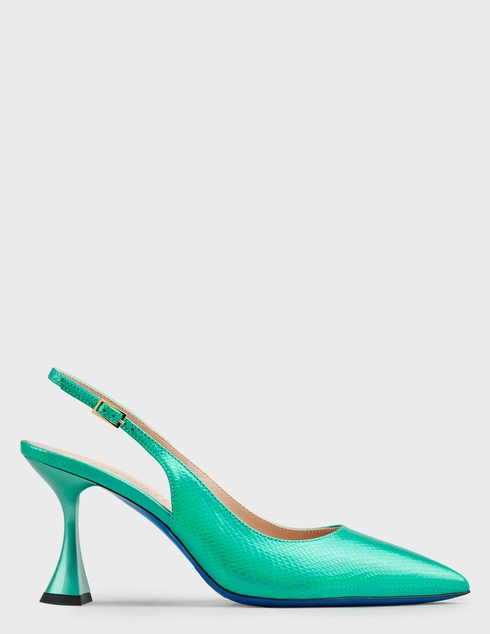 женские зеленые кожаные Босоножки Loriblu 4EXSMINT_green - фото-5