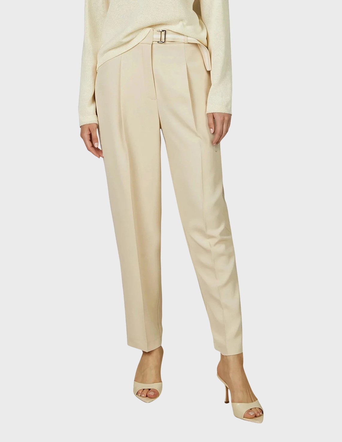 

Брюки, Бежевый;молочный