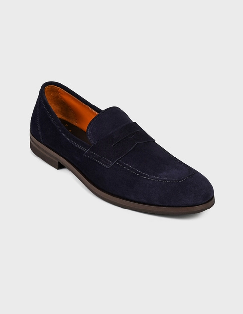 синие Лоферы Henderson Baracco 721-blue