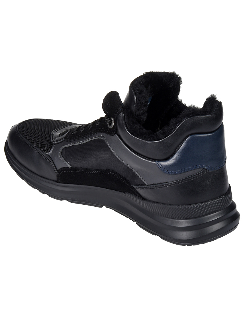 мужские черные Кроссовки Harmont&Blaine EFM192081-629M_NERO_black - фото-2