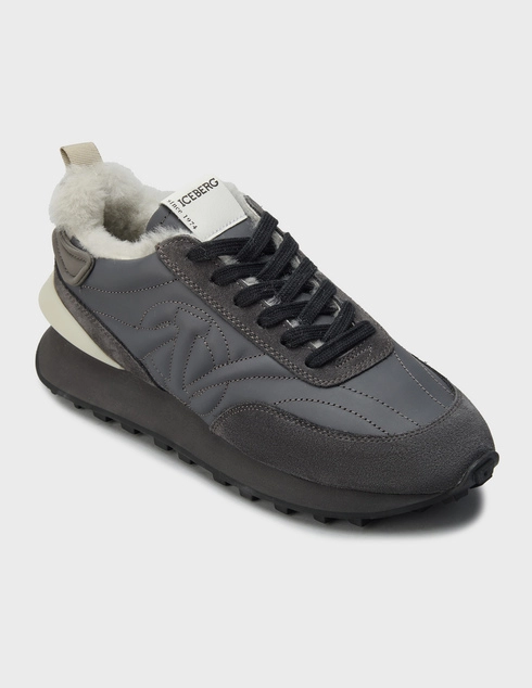 серые Кроссовки Iceberg 181005_gray