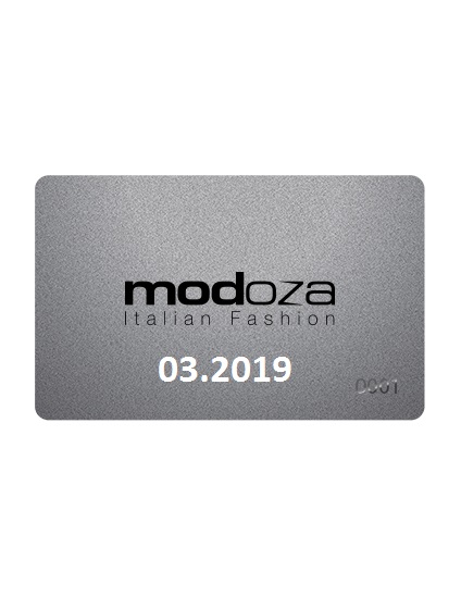

Сертификат "MODOZA" 03.2019