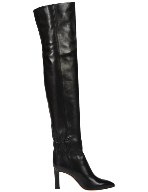 черные Ботфорты Santoni SWSKK57445HI2CSCKN01_black размер - 37; 38.5
