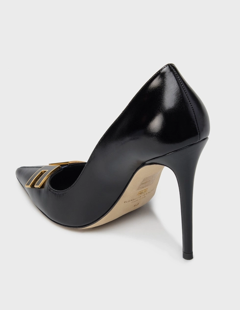 женские черные Туфли Elisabetta Franchi SA-14B-61E2-V690-110 - фото-2