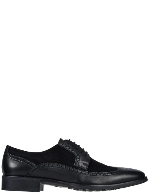 мужские черные кожаные Броги Aldo Brue 4083-black - фото-5