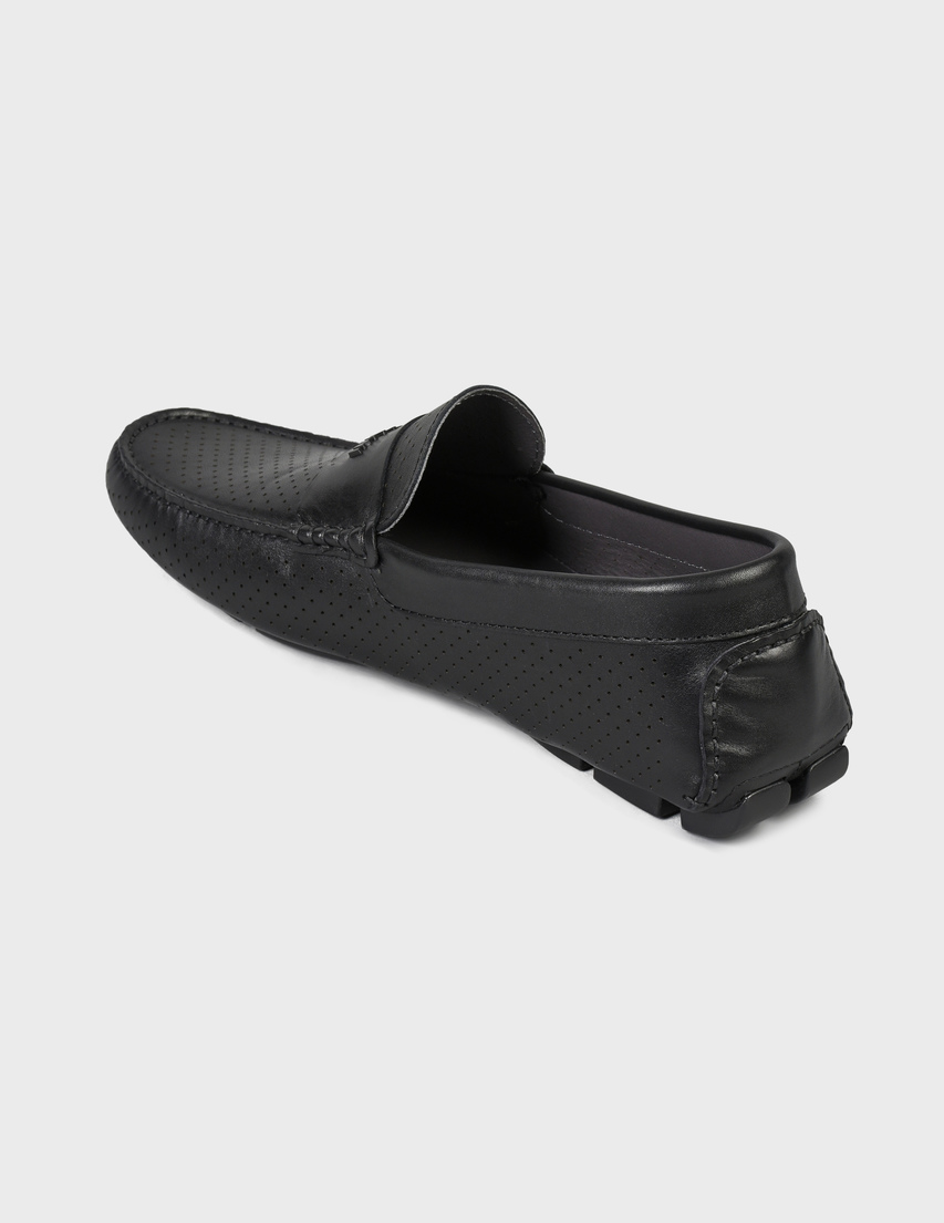 мужские черные Мокасины Pollini POL10221NERO-black - фото-2
