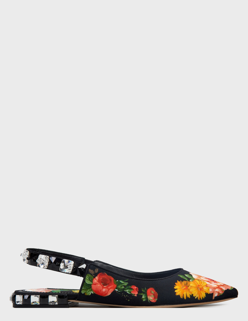 женские  текстильные Босоножки Dolce & Gabbana CG0312-Nero_black - фото-5