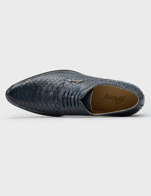 синие мужские Дерби Brioni 8187-701A_blue 31917 грн