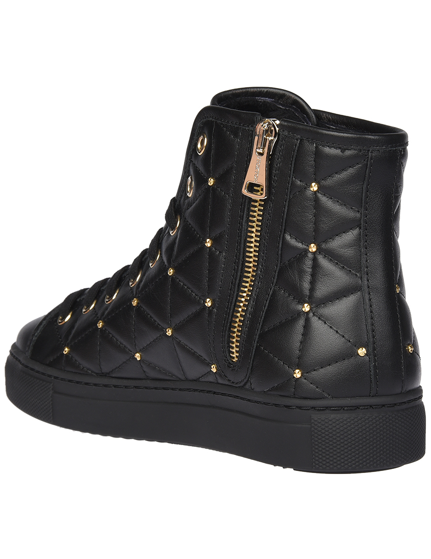 женские черные Кеды Stokton 1504_black - фото-2